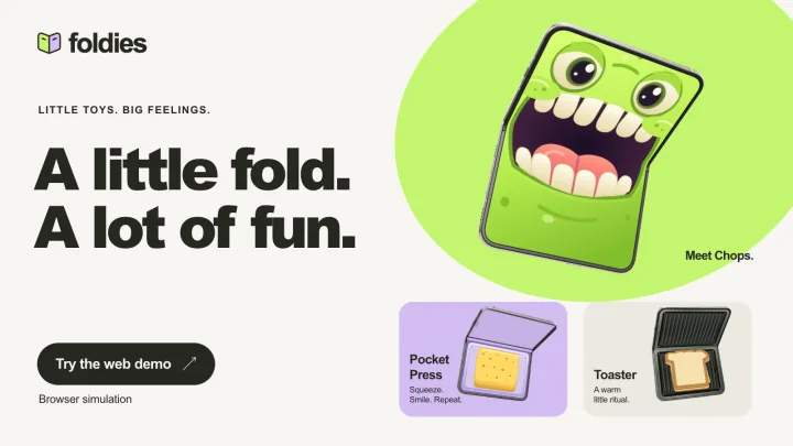 Landscape Foldies campaign graphic.